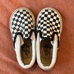 Vans Toddler size 7 checkered